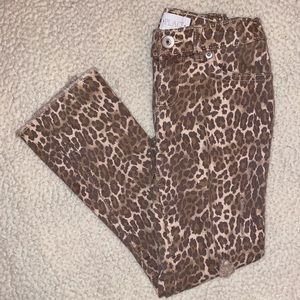 Cheetah Print Skinny Jeans